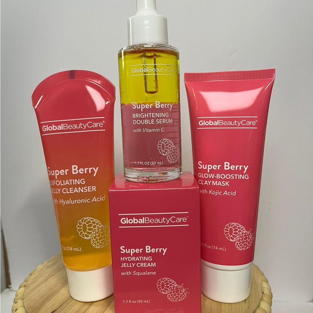 Global Beauty Care Super Berry Skincare Set - Red and Yellow - Picture 2 of 2